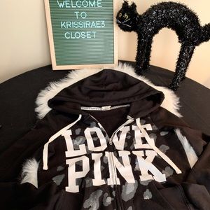 PINK Victoria's Secret Tops - PINK Victoria’s Secret Zip Hoodie Size Medium EUC PINK Victoria's Secret Tops - PINK Victoria’s Secret Zip Hoodie Size Medium EUC